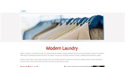 Desktop Screenshot of modernlaundry.ca