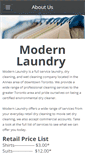 Mobile Screenshot of modernlaundry.ca